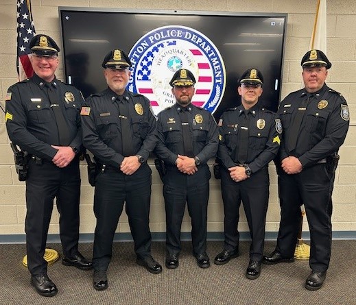 Grafton Police Lieutenant and Sergeant Promotions